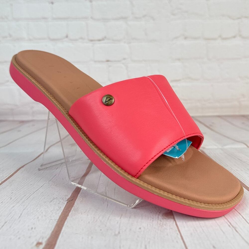 Reef Cushion Sunny Coral Slide Sandals Women’s Size 10